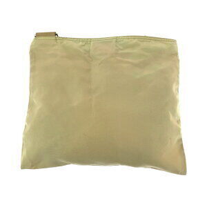 Prada Bag plate Pink logo Tan triangular Shoulder Beige Tessuto nylon